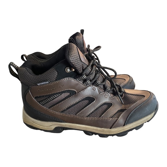 EDDIE BAUER MEN'S HIKING BOOT MODEL: GRAHAM  COLOR: BROWN SIZE: 11 - Picture 5 of 11